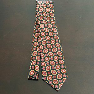 Jos.A.Bank Necktie - Designer Geometric Tie - 100% Silk - Made in Italy